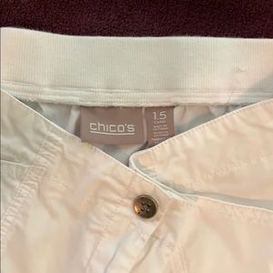 Chico’s cotton crop pants